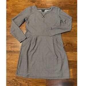 Patagonia Women's Active Long Sleeve Herringbone Dress – Gray – Size Large